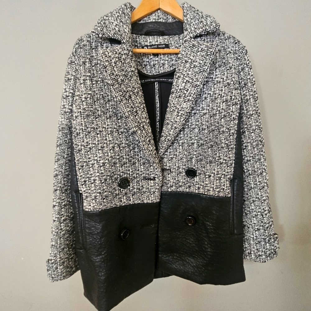 Blanc Noir *one of a kind* coat